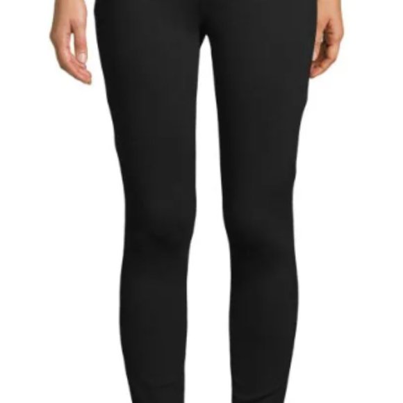 Joe's Jeans Denim - (100) JOEs Black Mid Rise Ponte Skinny Jeans